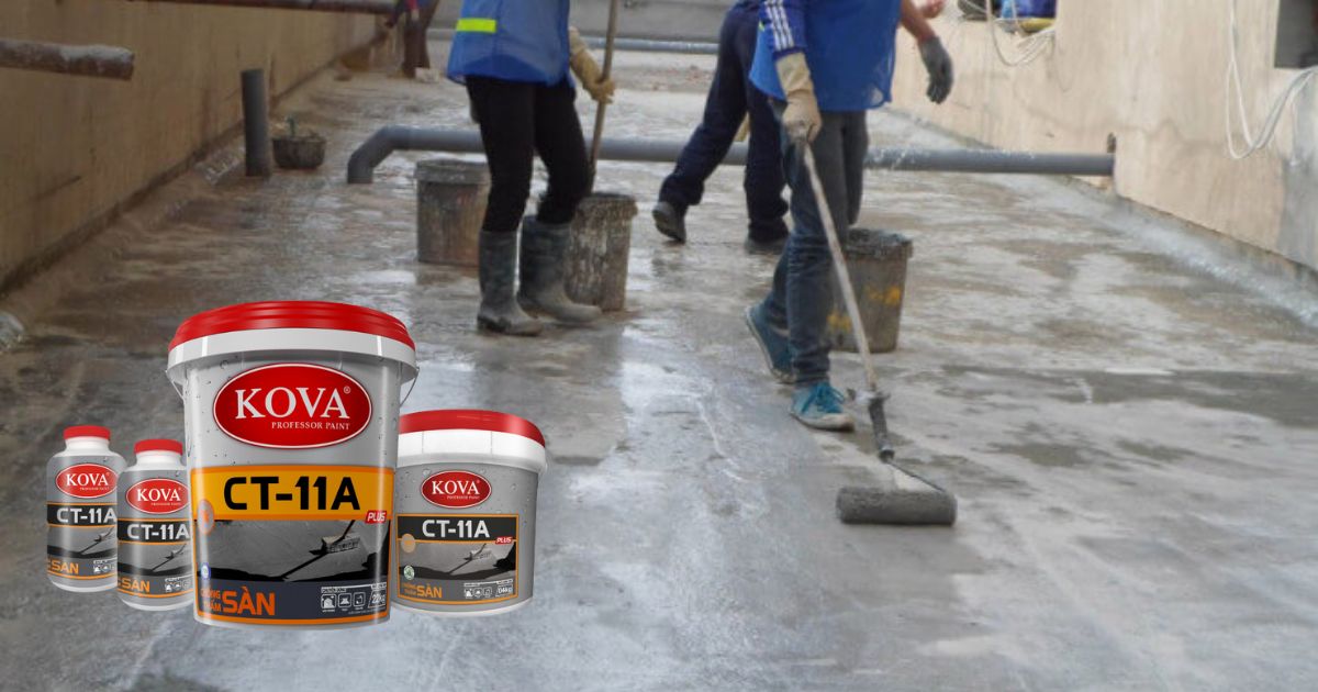 Chống Thấm Sàn Bê Tông Bằng Kova: Có Hiệu Quả Không?