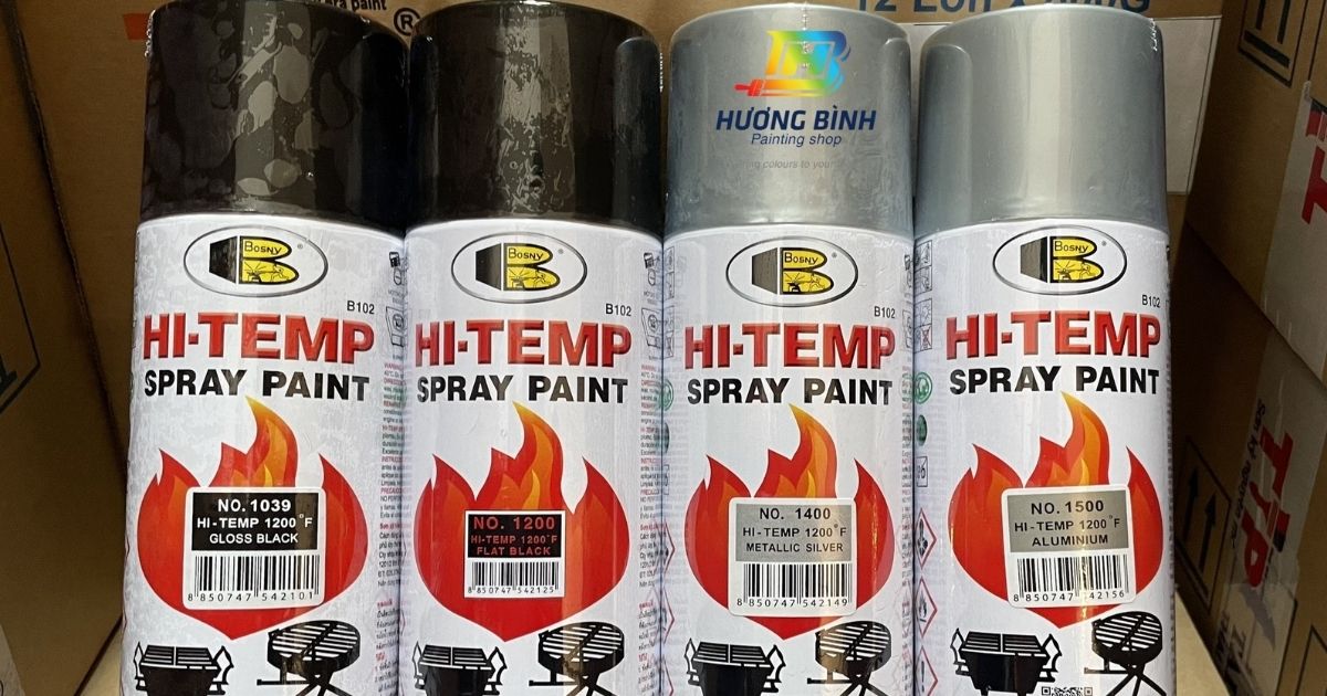 Mua Sơn Chịu Nhiệt Bosny Hi-Temp Chính Hãng Ở Đâu Uy Tín?