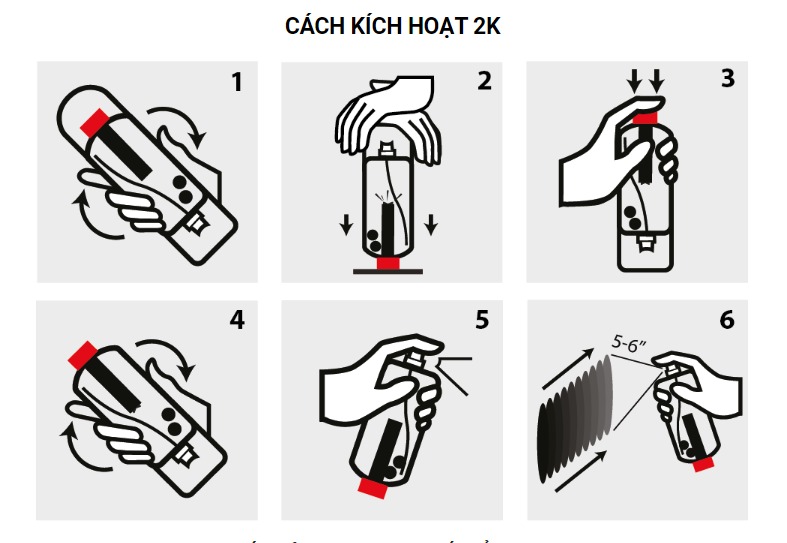 Cách kích hoạt để sử dụng sơn xịt Samurai 2K đúng cách