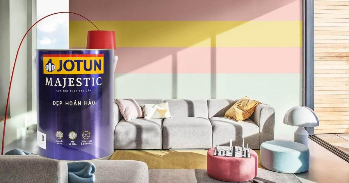 Quy Trình Thi Công Sơn Nội Thất Jotun Majestic Đúng Chuẩn Hãng