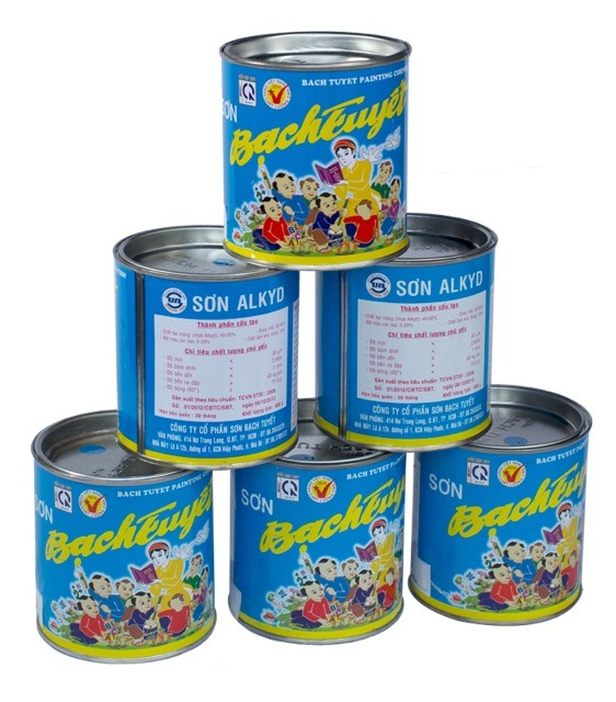 Sơn dầu Bạch Tuyết màu Trắng Mờ