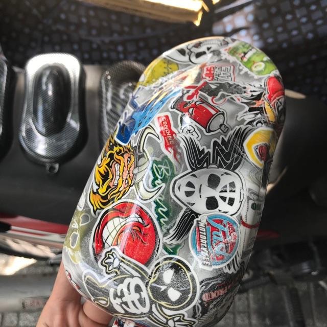 Film nhúng chuyển nước hoa văn sticker vui nhộn