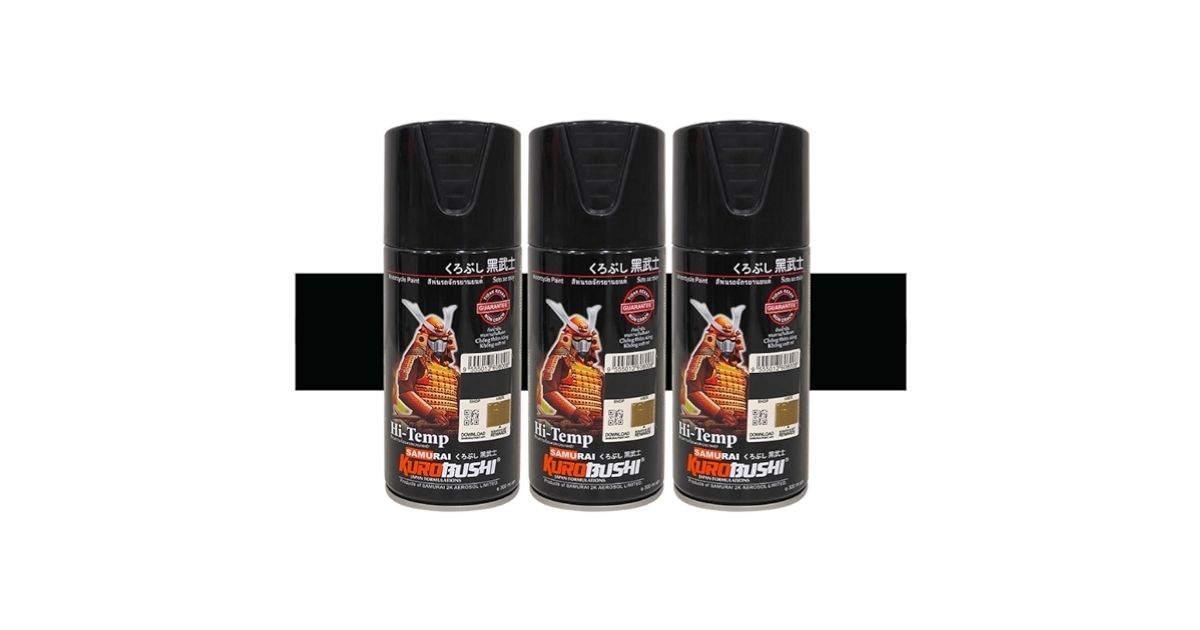 Sơn Xịt Chịu Nhiệt Samurai Kurobushi Hi-Temp Là Gì? Đặc Điểm Và Ứng Dụng Thực Tế