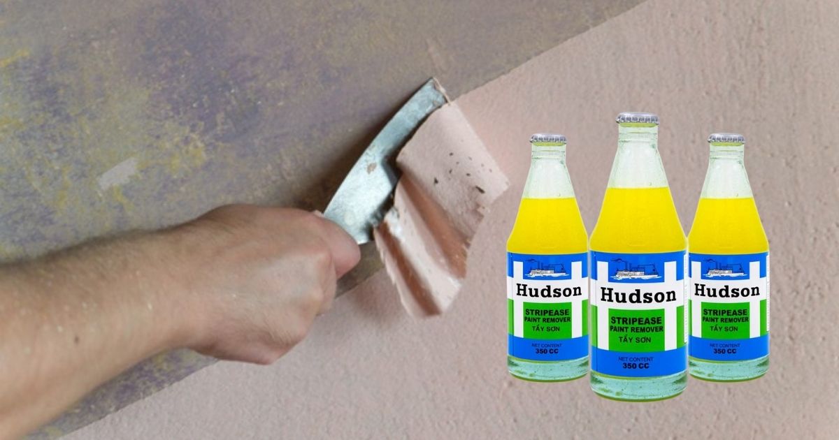 Vì Sao Nên Dùng Tẩy Sơn Hudson Thay Vì Chà Nhám/Cạo Sơn Thủ Công?