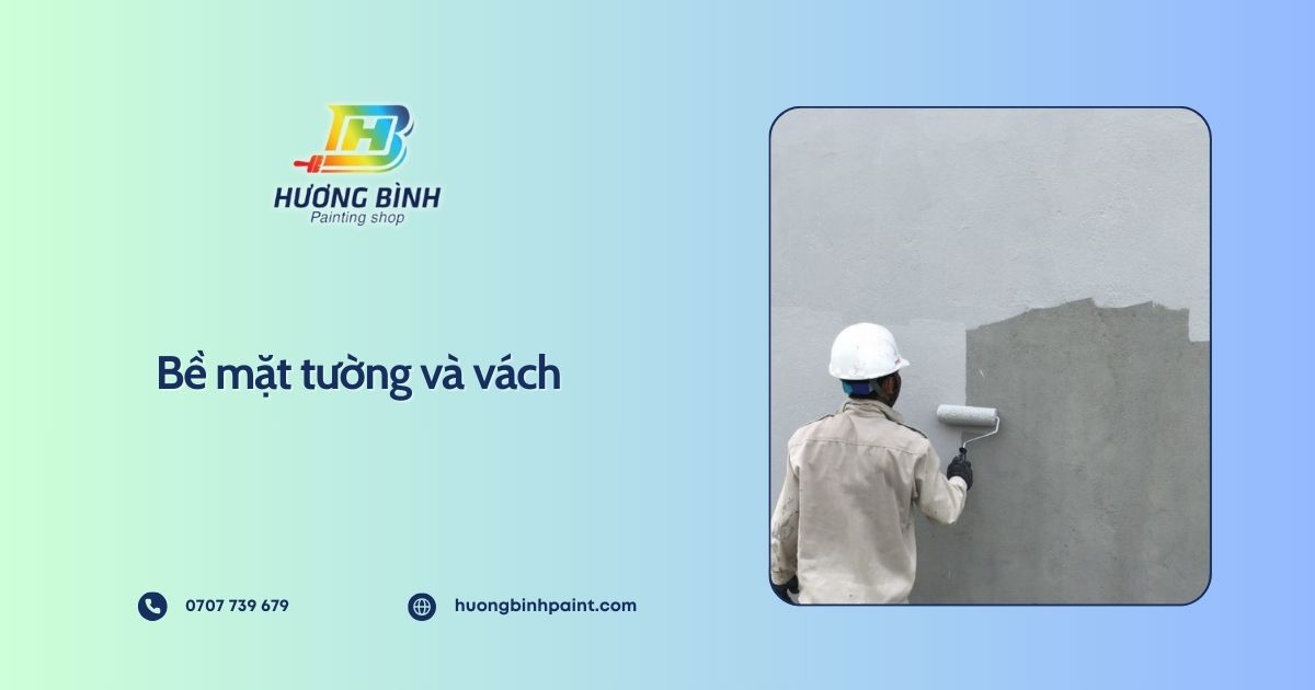Bề mặt tường và vách