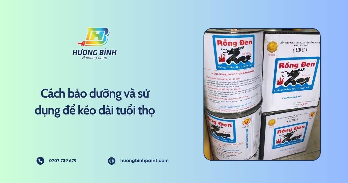 Cách bảo dưỡng và sử dụng để kéo dài tuổi thọ