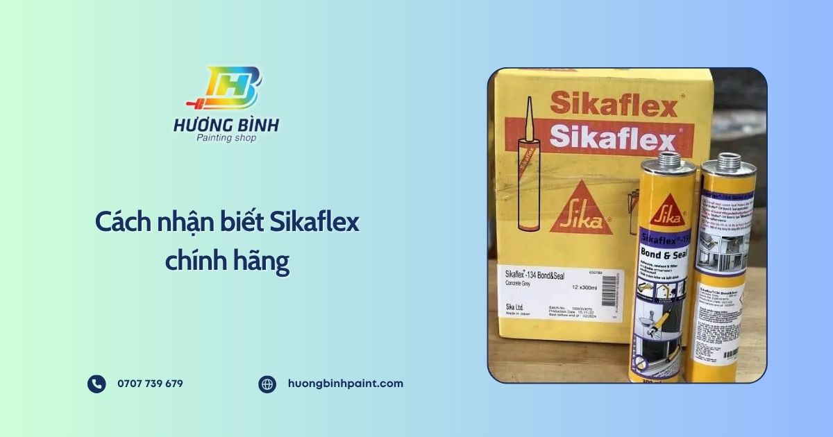 Cách nhận biết Sikaflex chính hãng