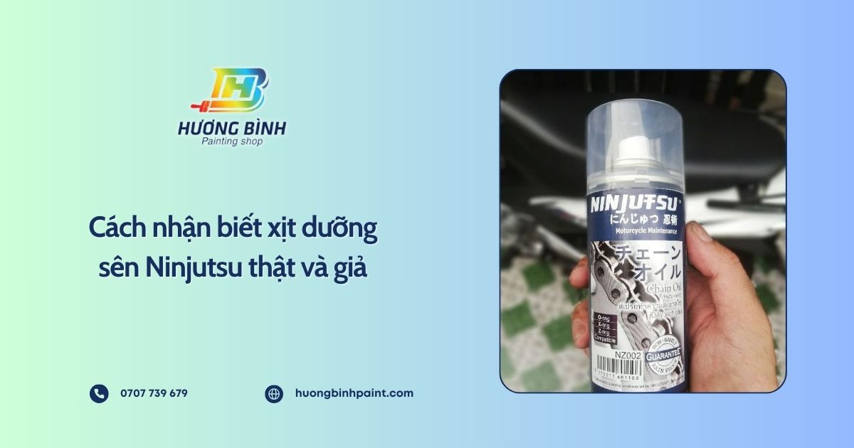 Cách nhận biết xịt dưỡng sên Ninjutsu thật và giả