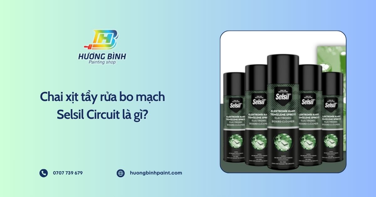 Chai xịt tẩy rửa bo mạch Selsil Circuit là gì?