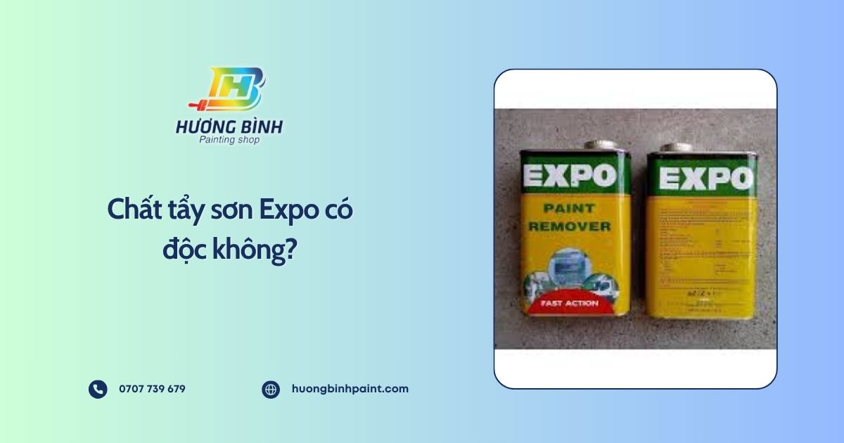 Chất tẩy sơn Expo có độc không?