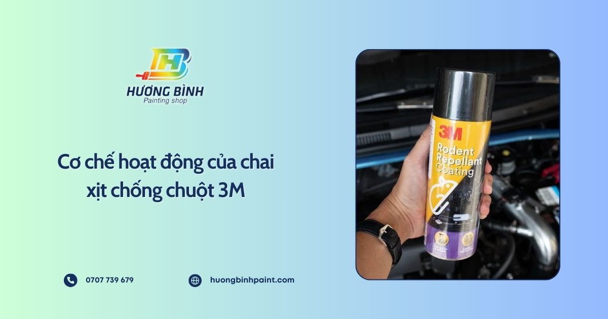 Cơ chế hoạt động của chai xịt chống chuột 3M
