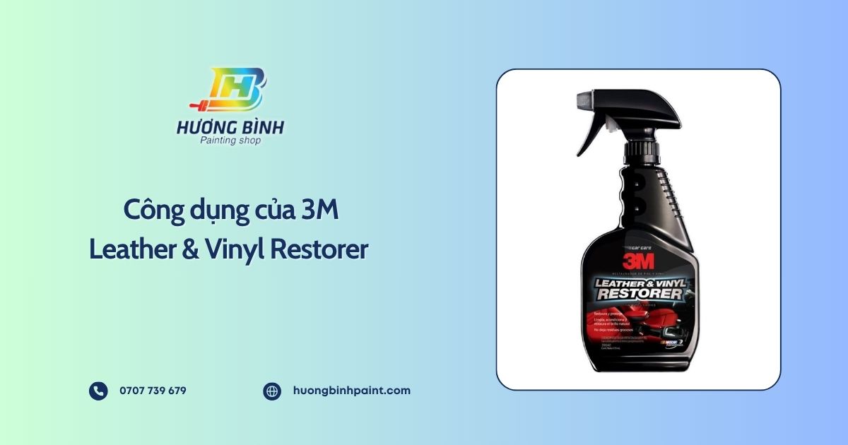 Công dụng của 3M Leather & Vinyl Restorer 