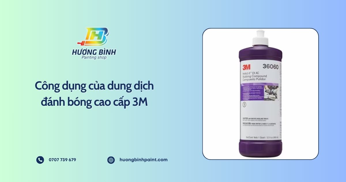 Công dụng của dung dịch đánh bóng cao cấp 3M