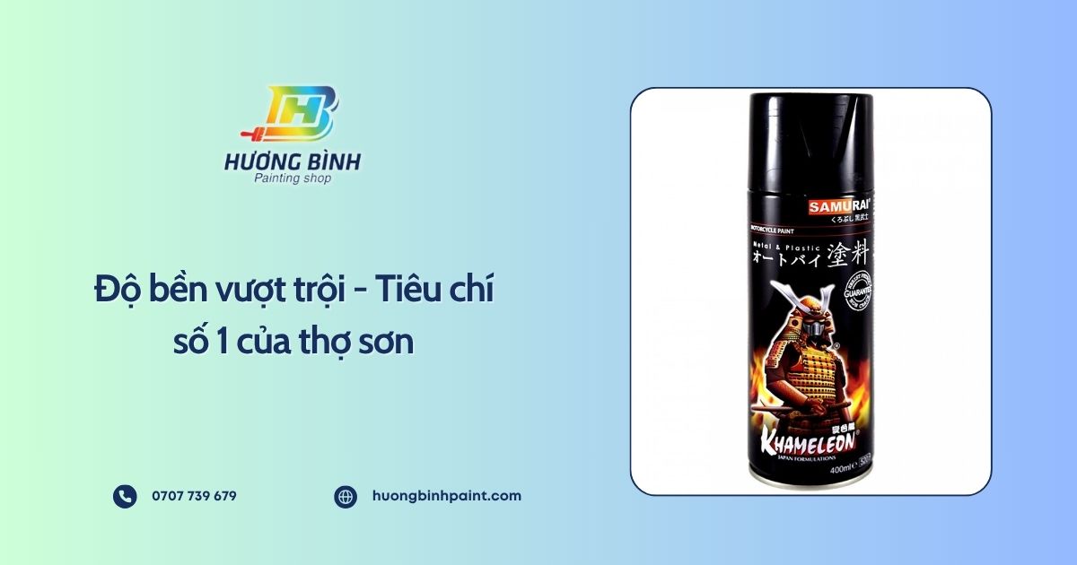 Độ bền vượt trội - Tiêu chí số 1 của thợ sơn