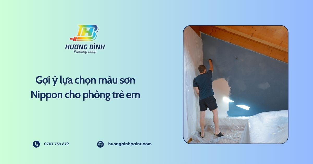 Gợi ý lựa chọn màu sơn Nippon cho phòng trẻ em