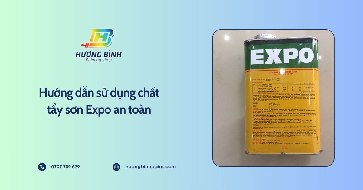 Hướng dẫn sử dụng chất tẩy sơn Expo an toàn