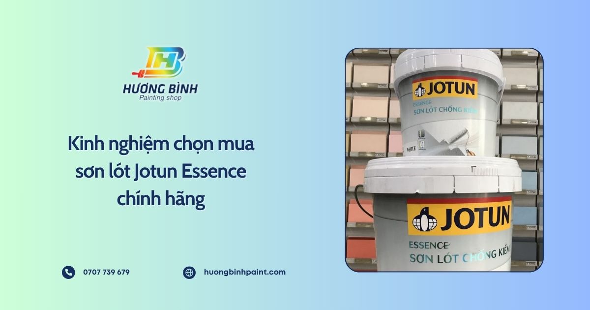 Kinh nghiệm chọn mua sơn lót Jotun Essence chính hãng