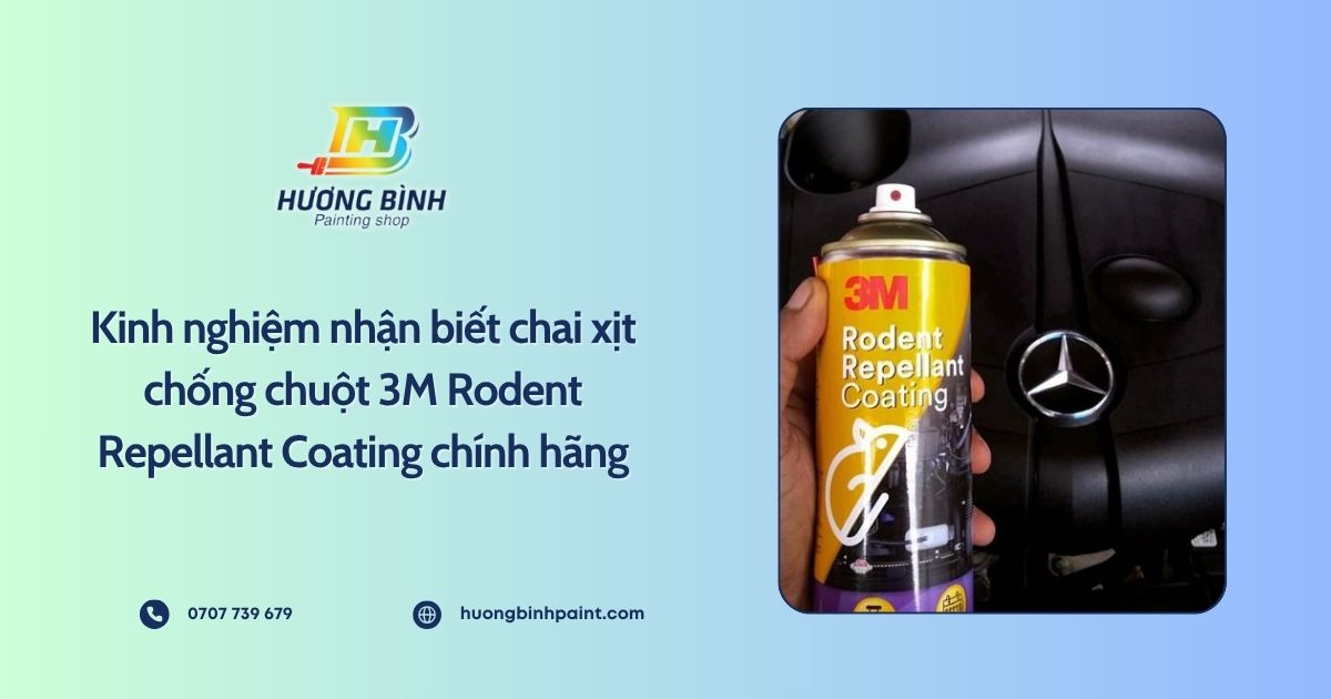 Kinh nghiệm nhận biết chai xịt chống chuột 3M Rodent Repellant Coating chính hãng