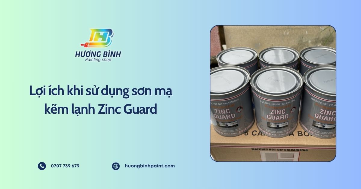 Lợi ích khi sử dụng sơn mạ kẽm lạnh Zinc Guard