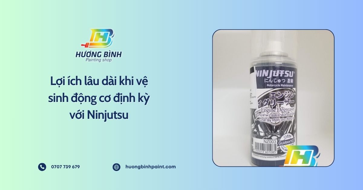 Lợi ích lâu dài khi vệ sinh động cơ định kỳ với Ninjutsu
