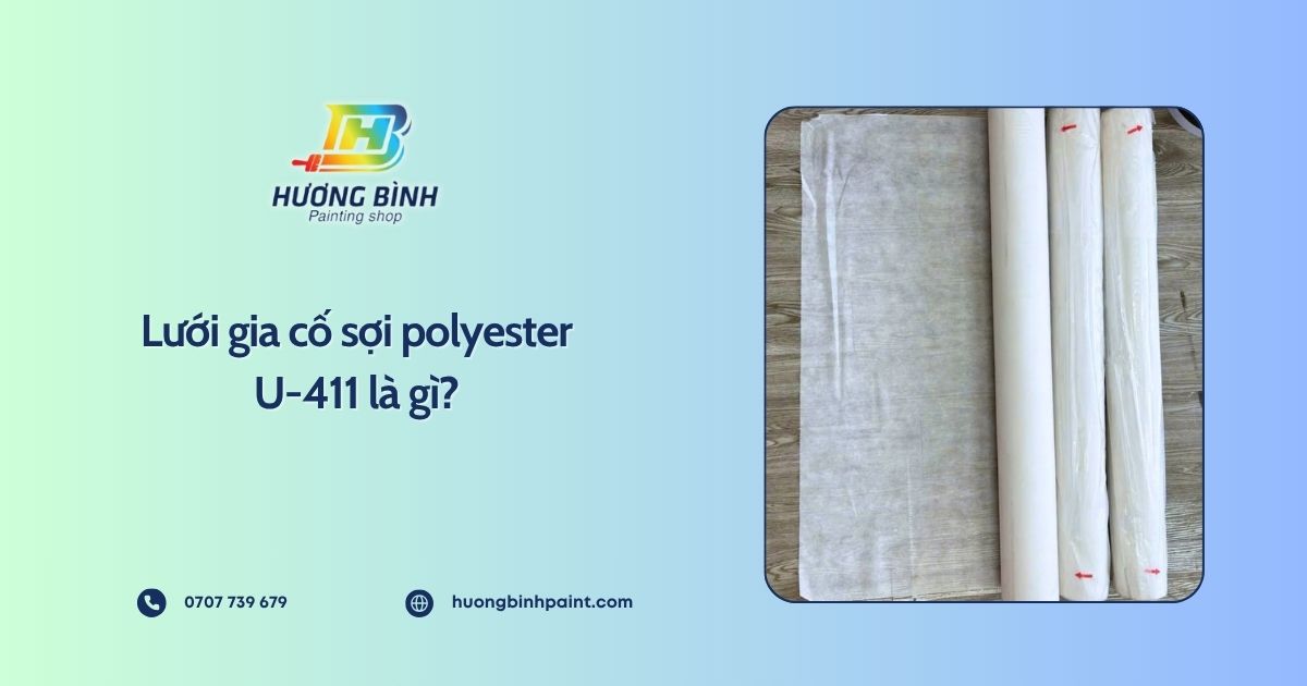Lưới gia cố sợi polyester U-411 là gì?