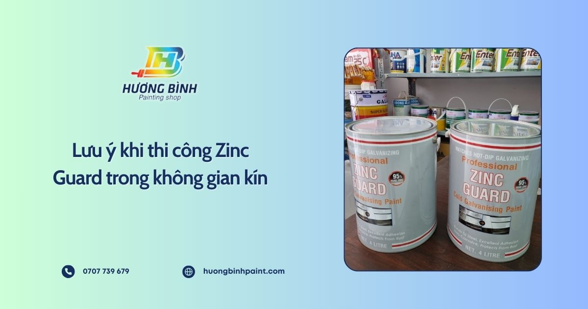 Lưu ý khi thi công Zinc Guard trong không gian kín