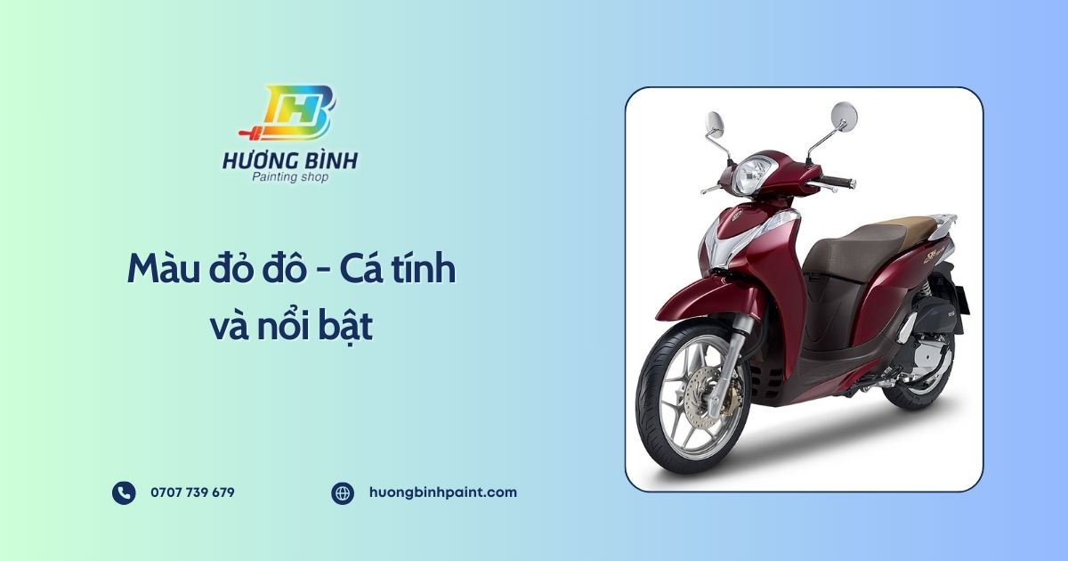 Màu đỏ đô - Cá tính và nổi bật