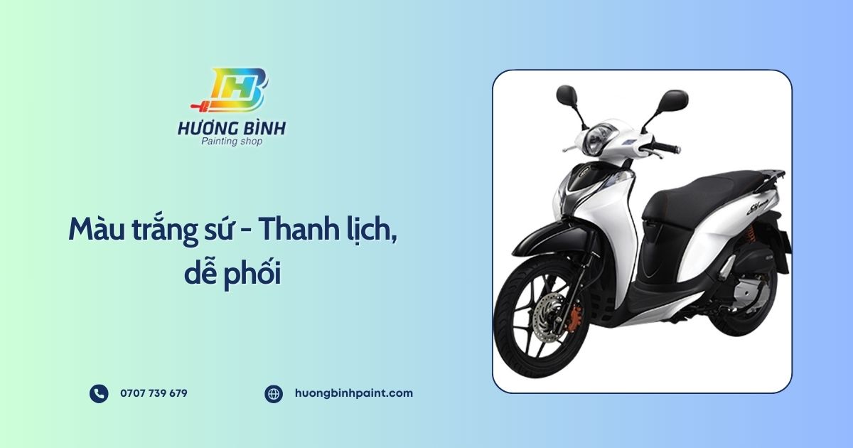 Màu trắng sứ - Thanh lịch, dễ phối