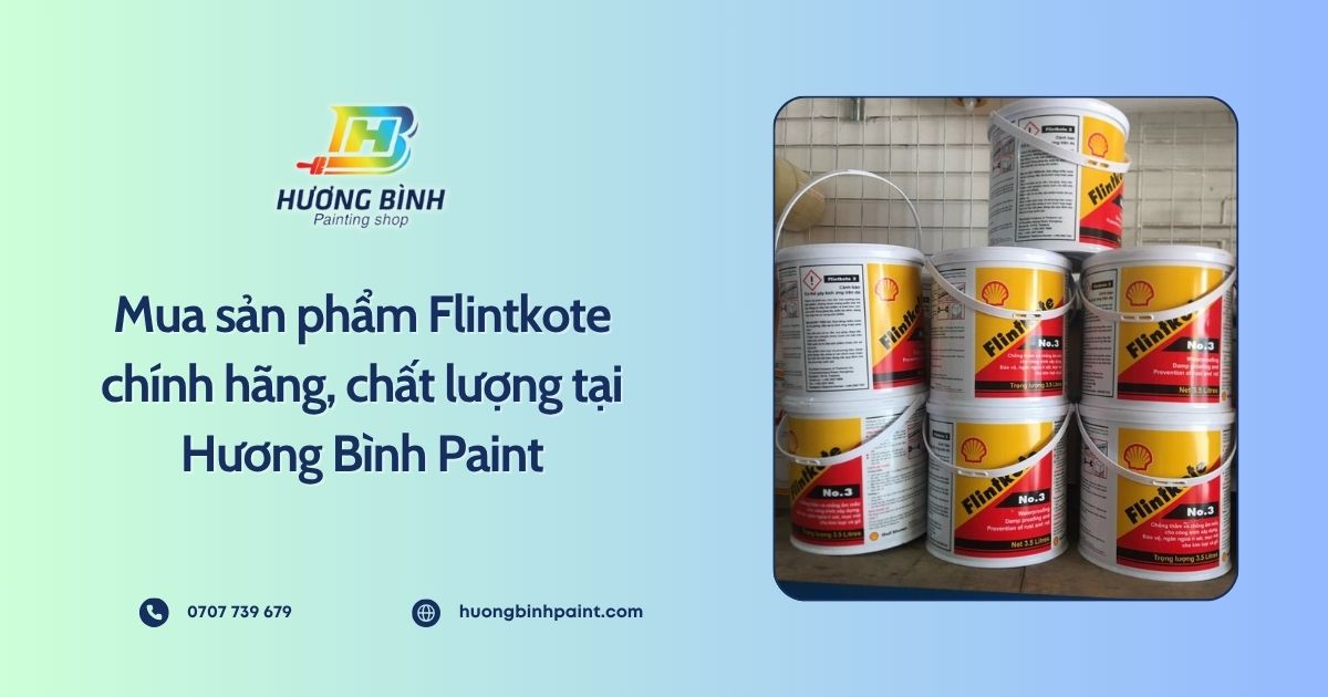 Mua sản phẩm Flintkote chính hãng, chất lượng tại Hương Bình Paint