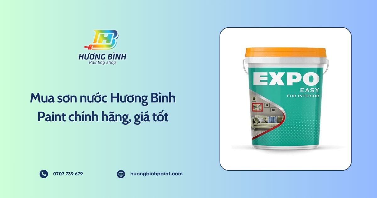 Mua sơn nước Hương Bình Paint chính hãng, giá tốt