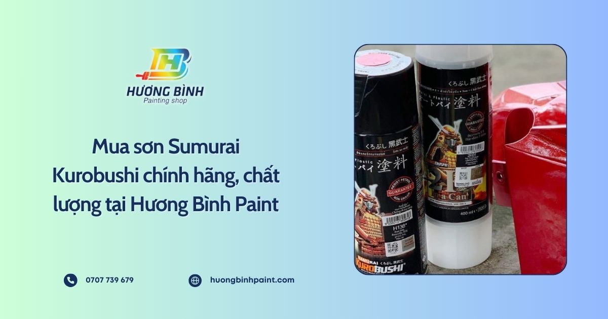 Mua sơn Sumurai Kurobushi chính hãng, chất lượng tại Hương Bình Paint