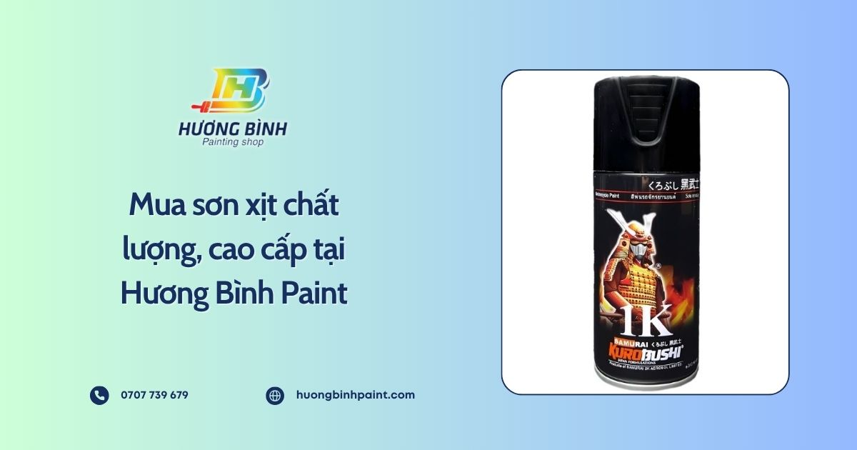 Mua sơn xịt chất lượng, cao cấp tại Hương Bình Paint