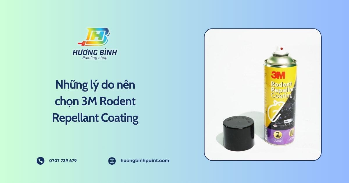 Những lý do nên chọn 3M Rodent Repellant Coating