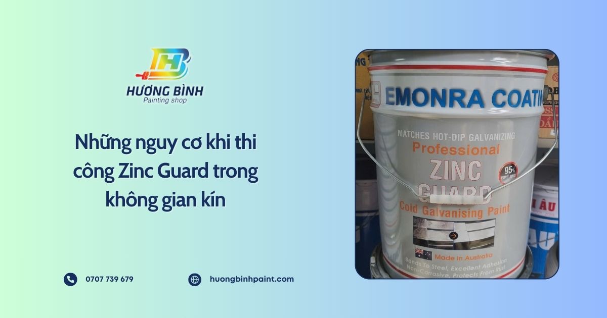 Những nguy cơ khi thi công Zinc Guard trong không gian kín
