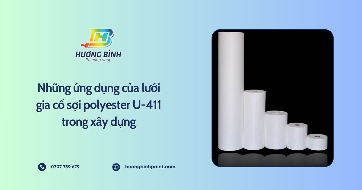 Những ứng dụng của lưới gia cố sợi polyester U-411 trong xây dựng