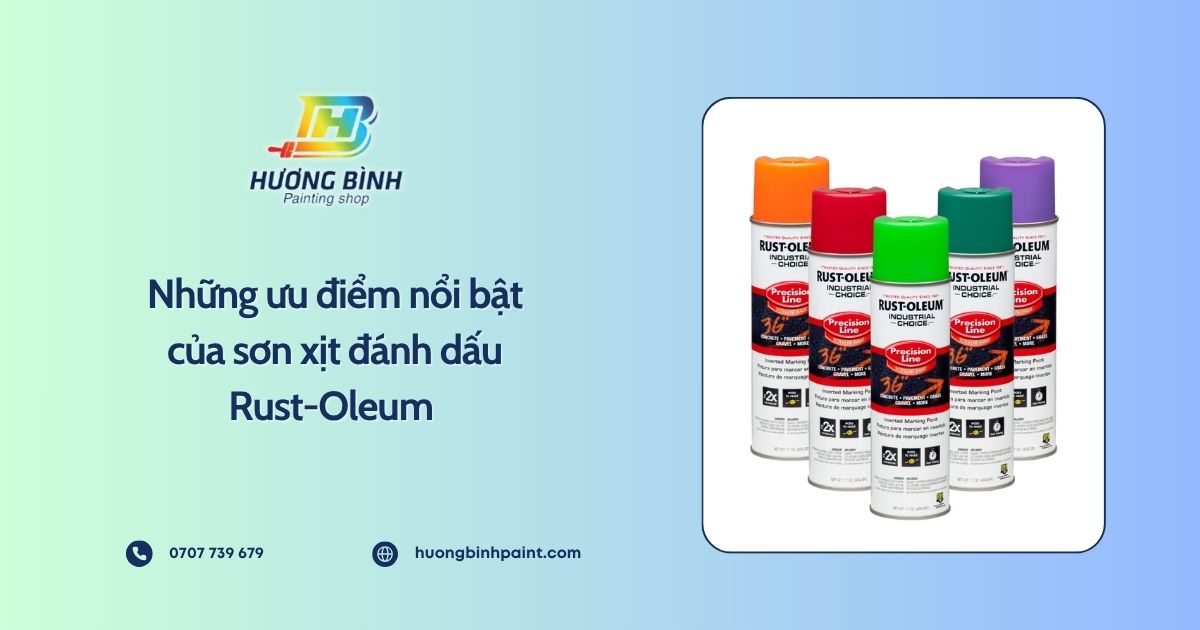 Những ưu điểm nổi bật của sơn xịt đánh dấu Rust-Oleum