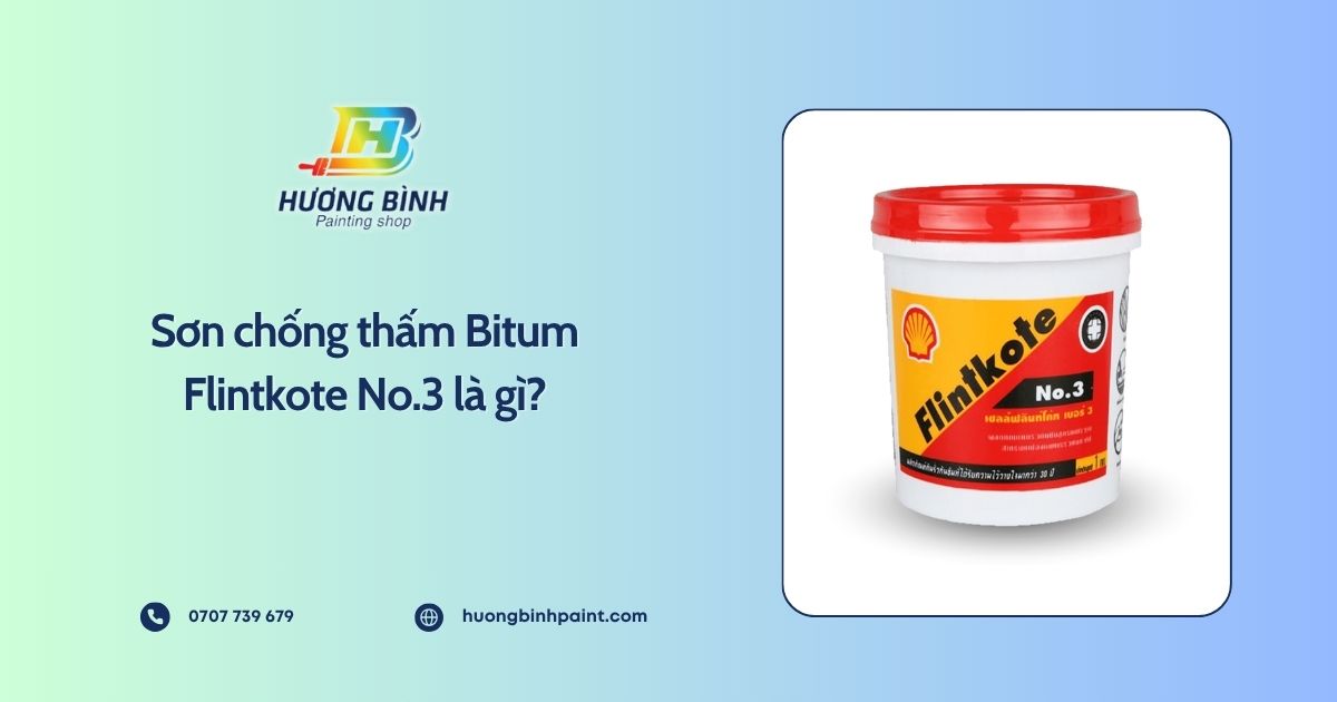 Sơn chống thấm Bitum Flintkote No.3 là gì?