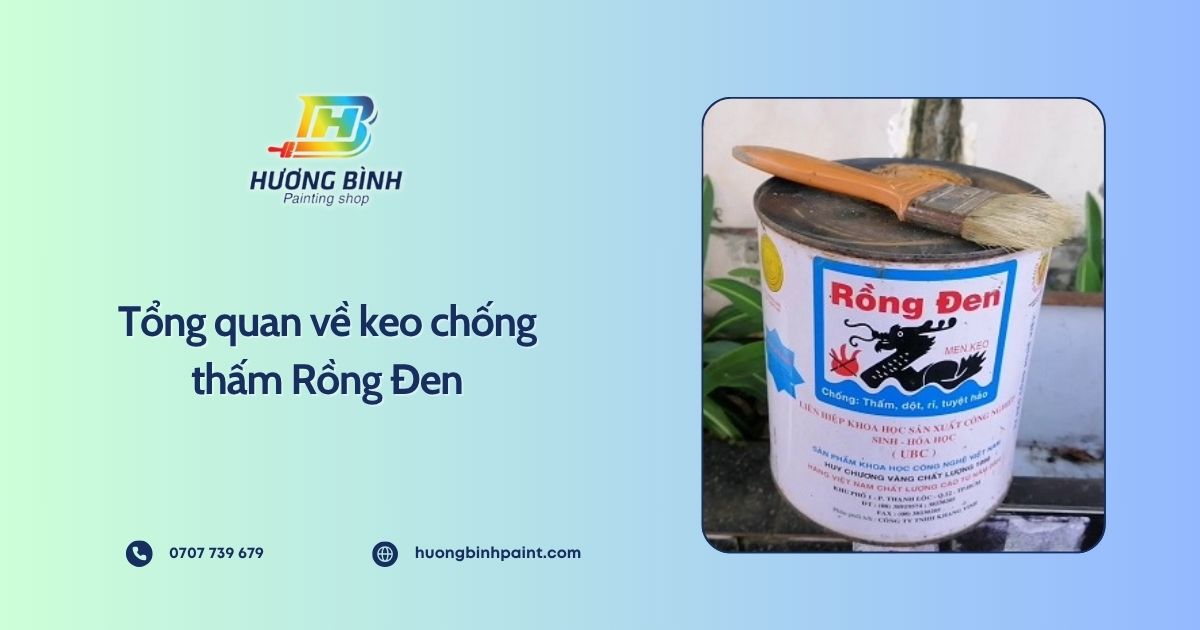 Tổng quan về keo chống thấm Rồng Đen