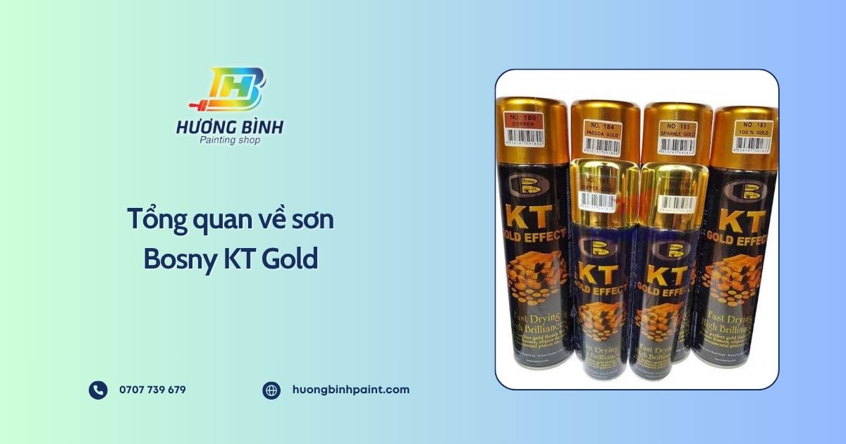 Tổng quan về sơn Bosny KT Gold