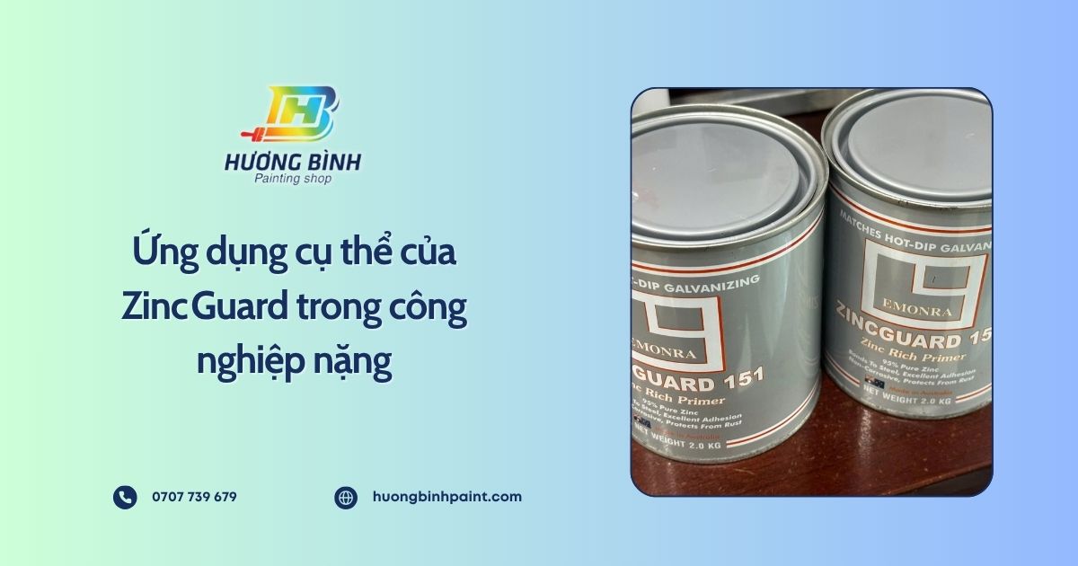 Ứng dụng cụ thể của Zinc Guard trong công nghiệp nặng