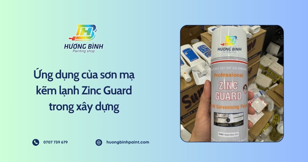 Ứng dụng của sơn mạ kẽm lạnh Zinc Guard trong xây dựng
