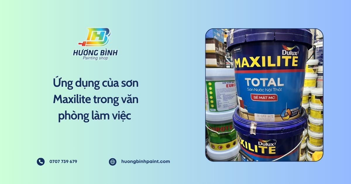 Ứng dụng của sơn Maxilite trong văn phòng làm việc 