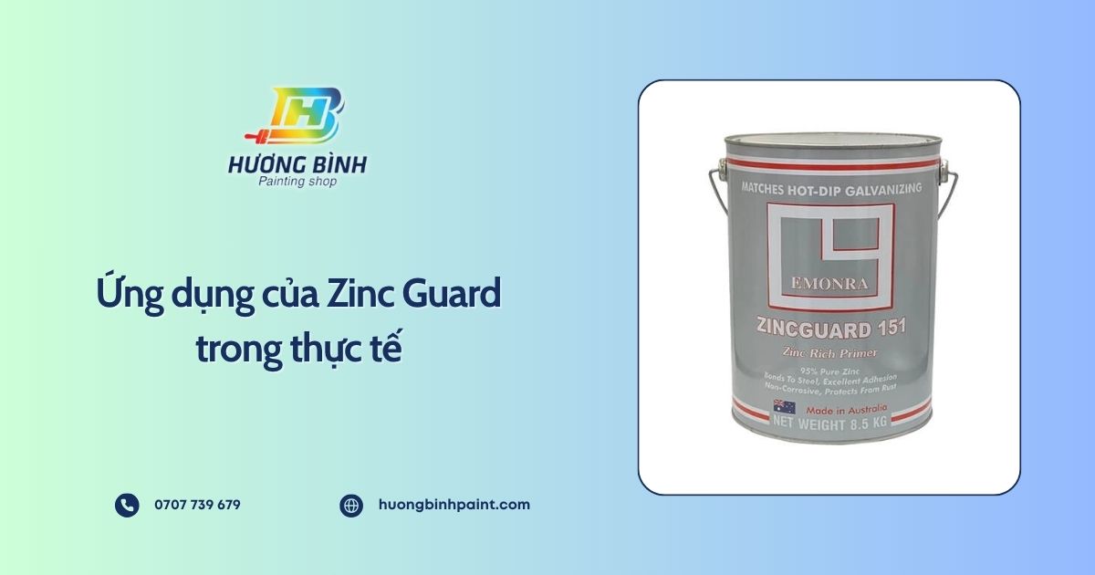 Ứng dụng của Zinc Guard trong thực tế
