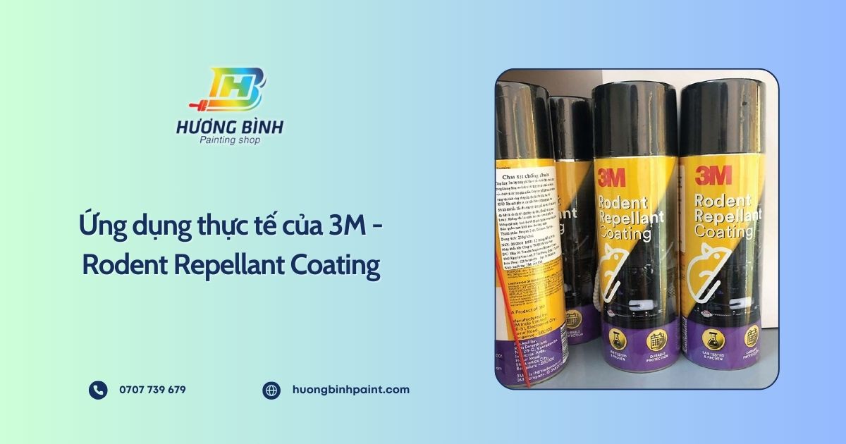 Ứng dụng thực tế của 3M - Rodent Repellant Coating