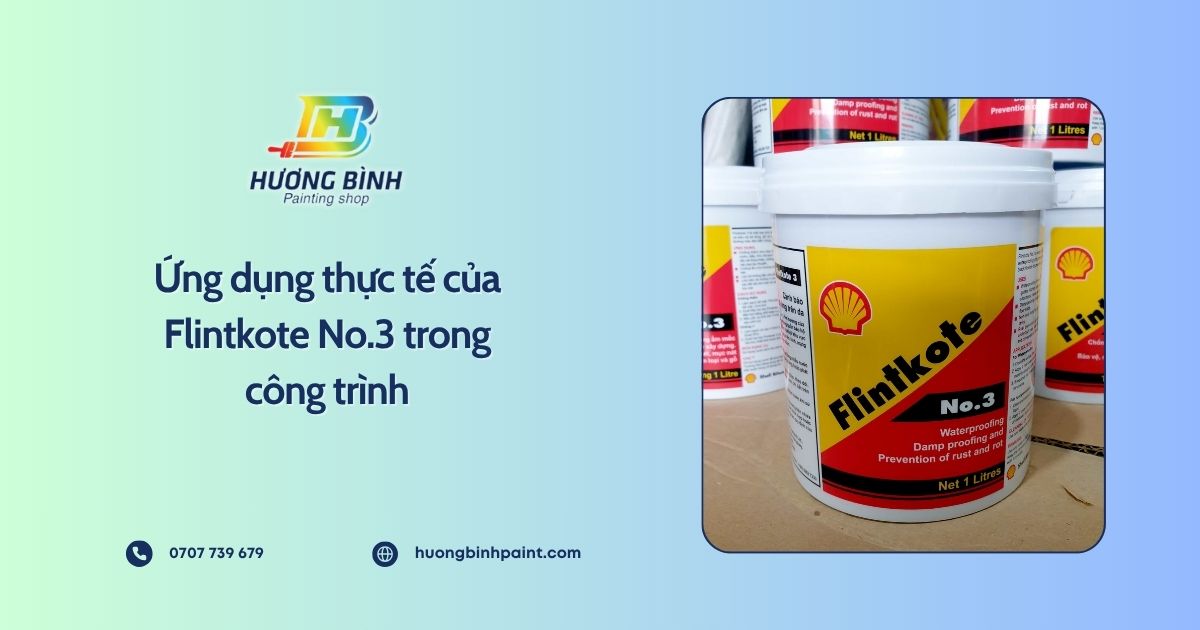 Ứng dụng thực tế của Flintkote No.3 trong công trình