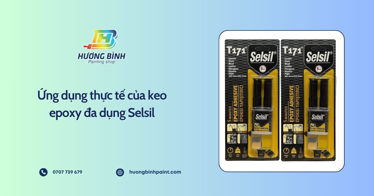 Ứng dụng thực tế của keo epoxy đa dụng Selsil