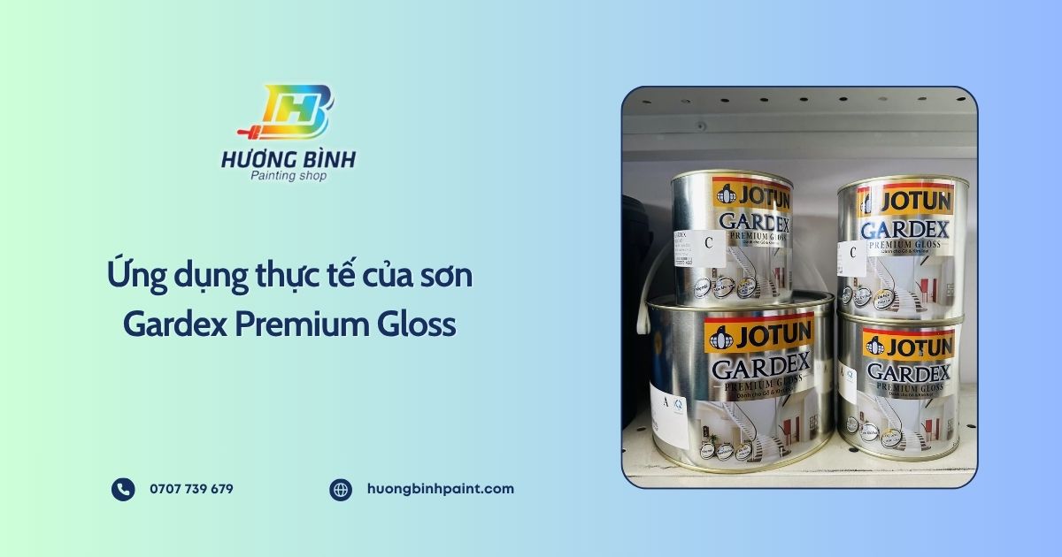 Ứng dụng thực tế của sơn Gardex Premium Gloss