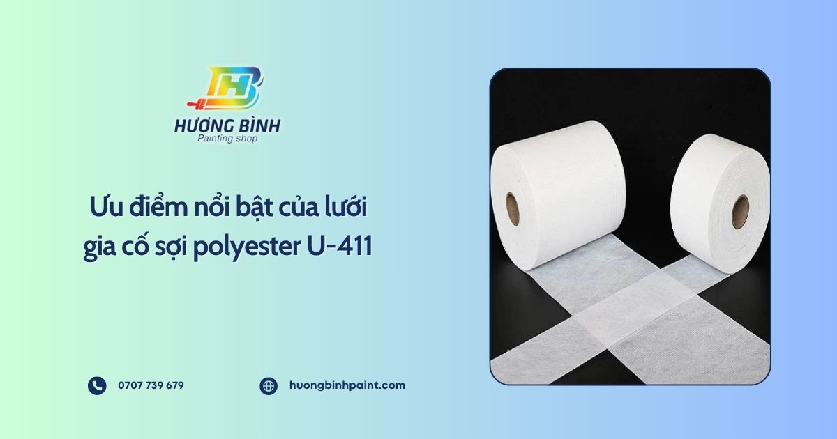 Ưu điểm nổi bật của lưới gia cố sợi polyester U-411
