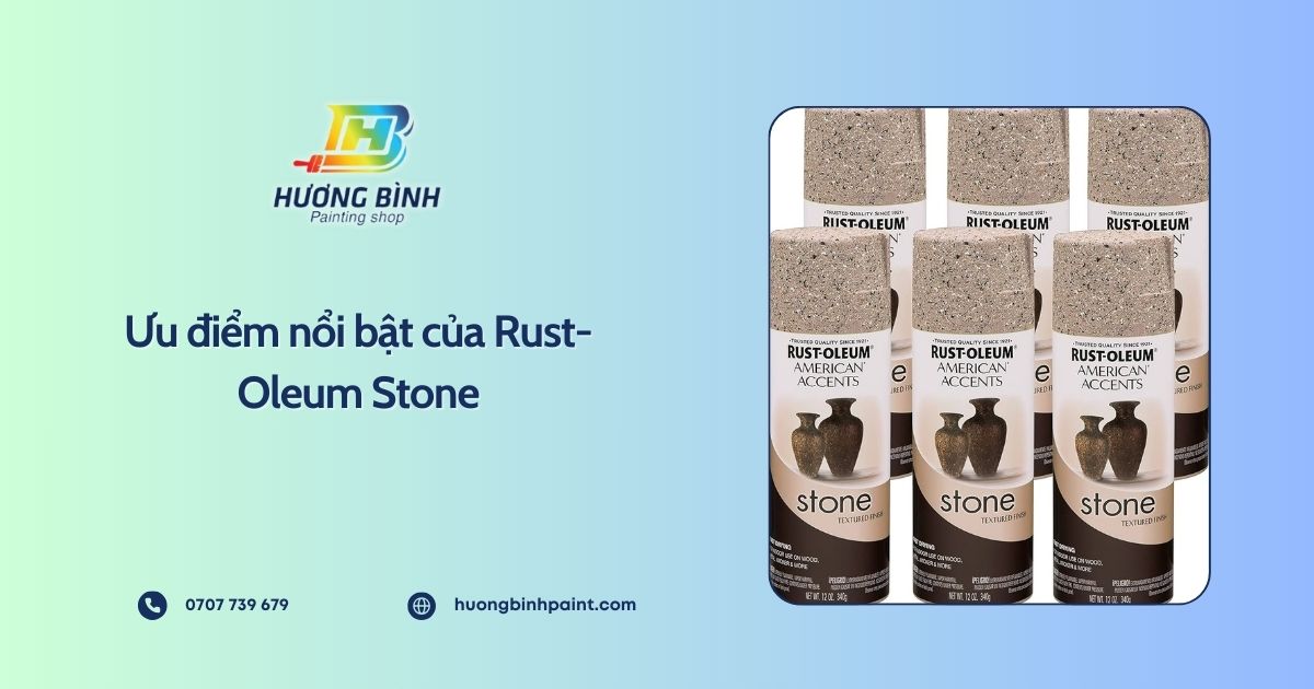 Ưu điểm nổi bật của Rust-Oleum Stone