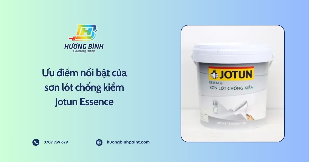 Ưu điểm nổi bật của sơn lót chống kiềm Jotun Essence